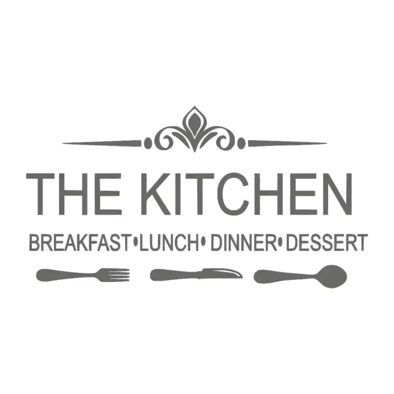 Kitchen Meal Wall Stickers Dark Grey | Stickers on Wall