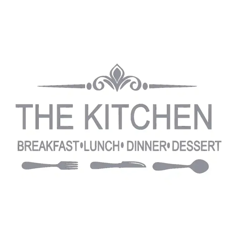 Kitchen Meal Wall Stickers Silver | Stickers on Wall