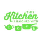 Kitchen Seasoned Wall Stickers Apple Green | Stickers on Wall