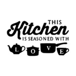 Kitchen Seasoned Wall Stickers Black | Stickers on Wall