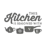 Kitchen Seasoned Wall Stickers Dark Grey | Stickers on Wall