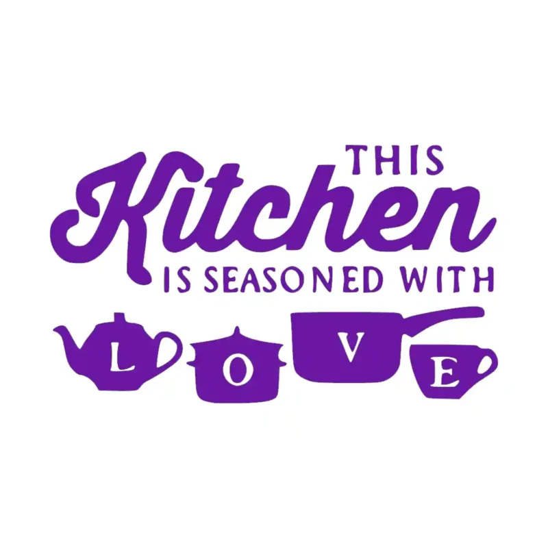 Kitchen Seasoned Wall Stickers Perfect Purple | Stickers on Wall