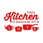 Kitchen Seasoned Wall Stickers Red | Stickers on Wall