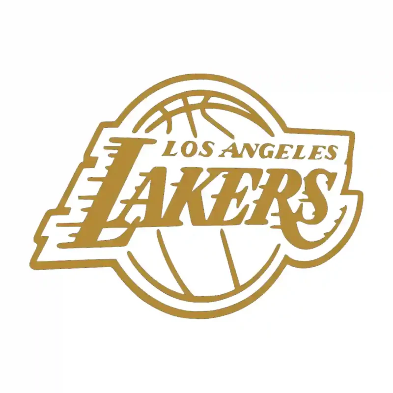 Lakers Logo Wall Stickers Gold | Stickers on Wall
