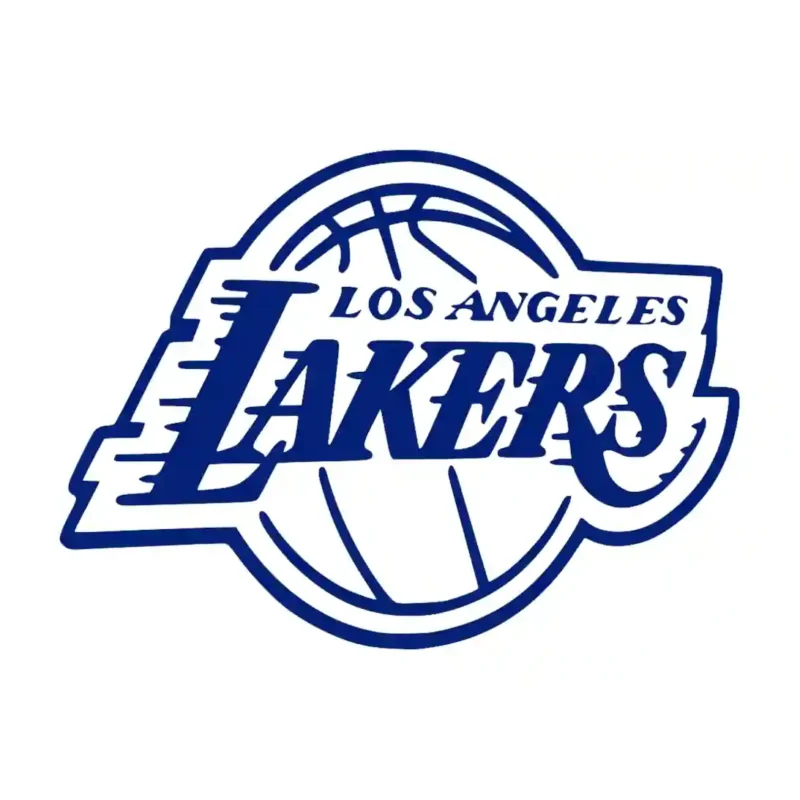 Lakers Logo Wall Stickers Medium Blue | Stickers on Wall