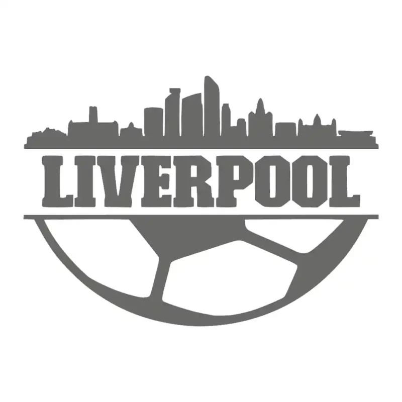 Liverpool Football Club Wall Stickers Dark Grey | Stickers on Wall