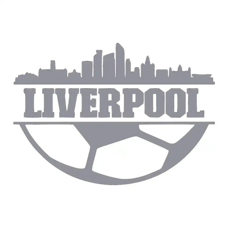 Liverpool Football Club Wall Stickers Silver | Stickers on Wall