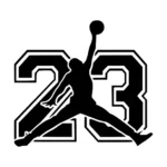 Michael Jordan  Wall Stickers Black | Stickers on Wall