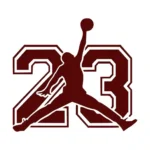 Michael Jordan  Wall Stickers Burgundy | Stickers on Wall