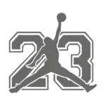 Michael Jordan  Wall Stickers Dark Grey | Stickers on Wall