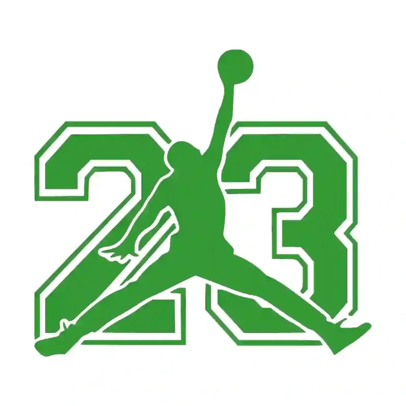Michael Jordan  Wall Stickers Mid Green | Stickers on Wall