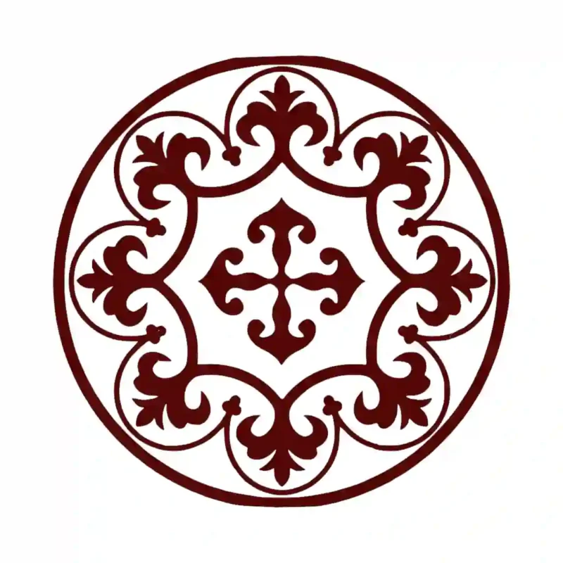 Mosaic Tile Wall Stickers Burgundy | Stickers on Wall