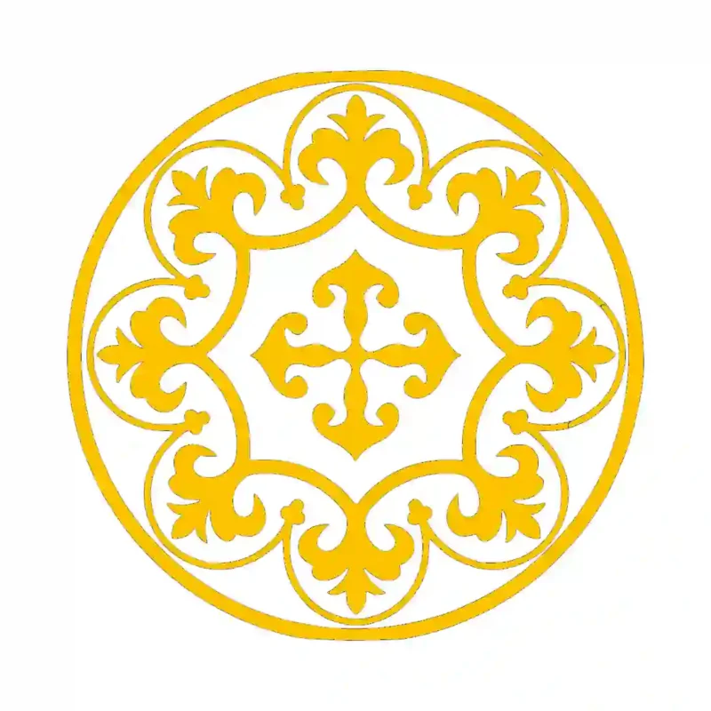 Mosaic Tile Wall Stickers Golden Yellow | Stickers on Wall