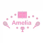 Name Tennis Wall Stickers Bubblegum | Stickers on Wall