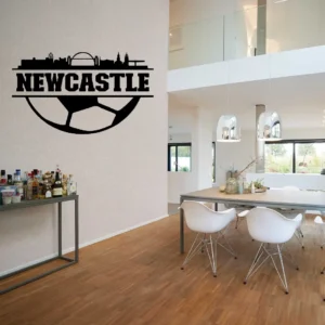 Newcastle united football wall stickers dark black