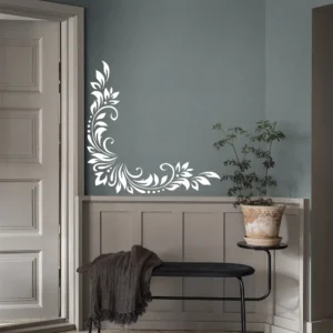 Ornate corner wall stickers