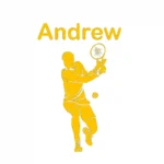 Personalised Tennis Wall Stickers Golden Yellow | Stickers on Wall