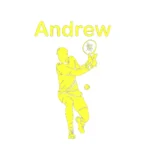 Personalised Tennis Wall Stickers Lemon | Stickers on Wall