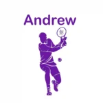 Personalised Tennis Wall Stickers Perfect Purple | Stickers on Wall