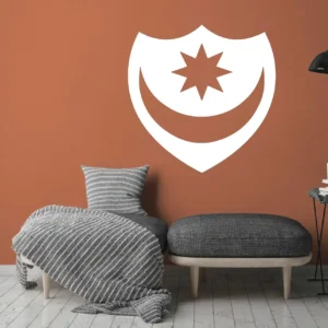 Portsmouth fc wall stickers white