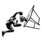 Slamdunk Sports Wall Stickers Black | Stickers on Wall