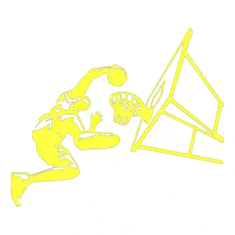 Slamdunk Sports Wall Stickers Lemon | Stickers on Wall