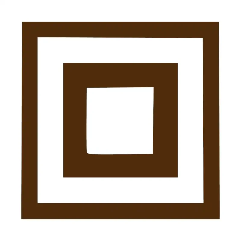Squares Tile Wall Stickers Brown | Stickers on Wall