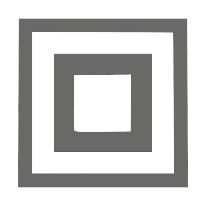 Squares Tile Wall Stickers Dark Grey | Stickers on Wall