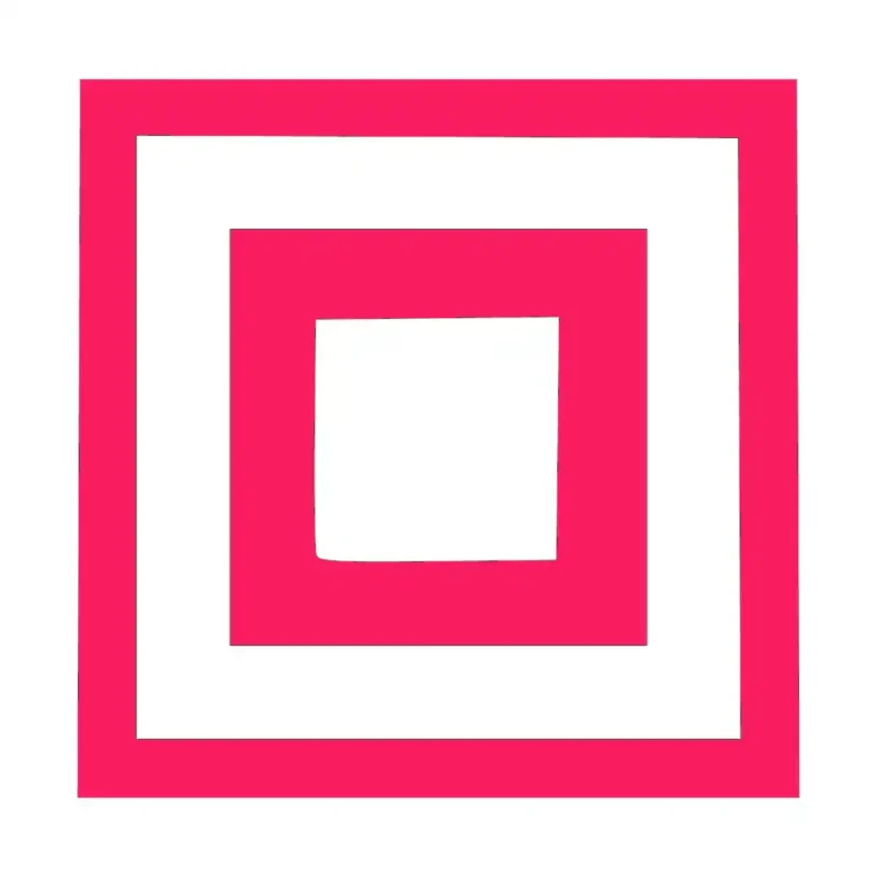 Squares Tile Wall Stickers Hot Pink | Stickers on Wall