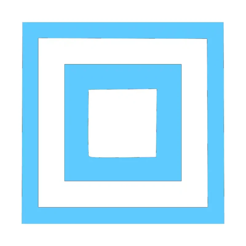 Squares Tile Wall Stickers Light Blue | Stickers on Wall
