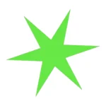 Star Tile Wall Stickers Apple Green | Stickers on Wall