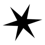 Star Tile Wall Stickers Black | Stickers on Wall
