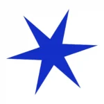 Star Tile Wall Stickers Brilliant Blue | Stickers on Wall