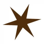 Star Tile Wall Stickers Brown | Stickers on Wall