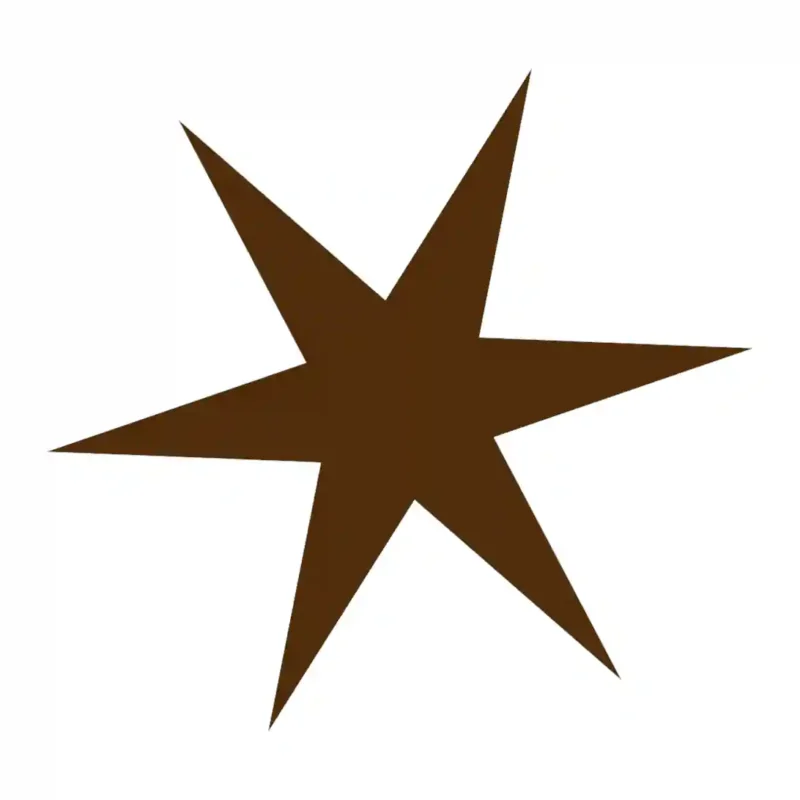 Star Tile Wall Stickers Brown | Stickers on Wall