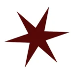 Star Tile Wall Stickers Burgundy | Stickers on Wall