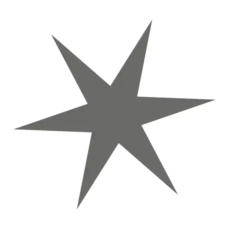 Star Tile Wall Stickers Dark Grey | Stickers on Wall