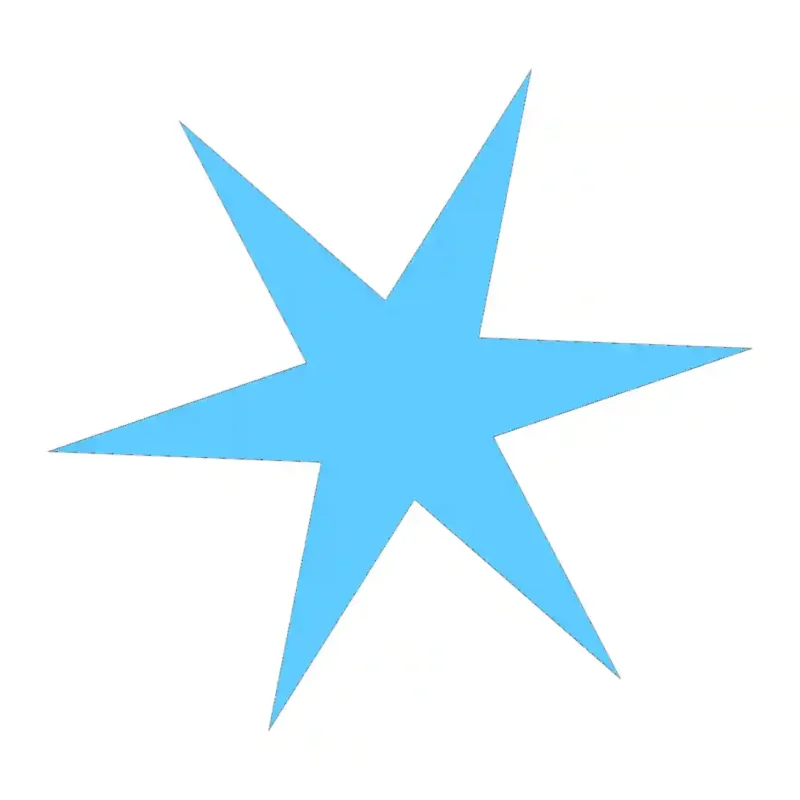 Star Tile Wall Stickers Light Blue | Stickers on Wall