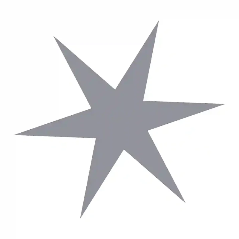 Star Tile Wall Stickers Silver | Stickers on Wall