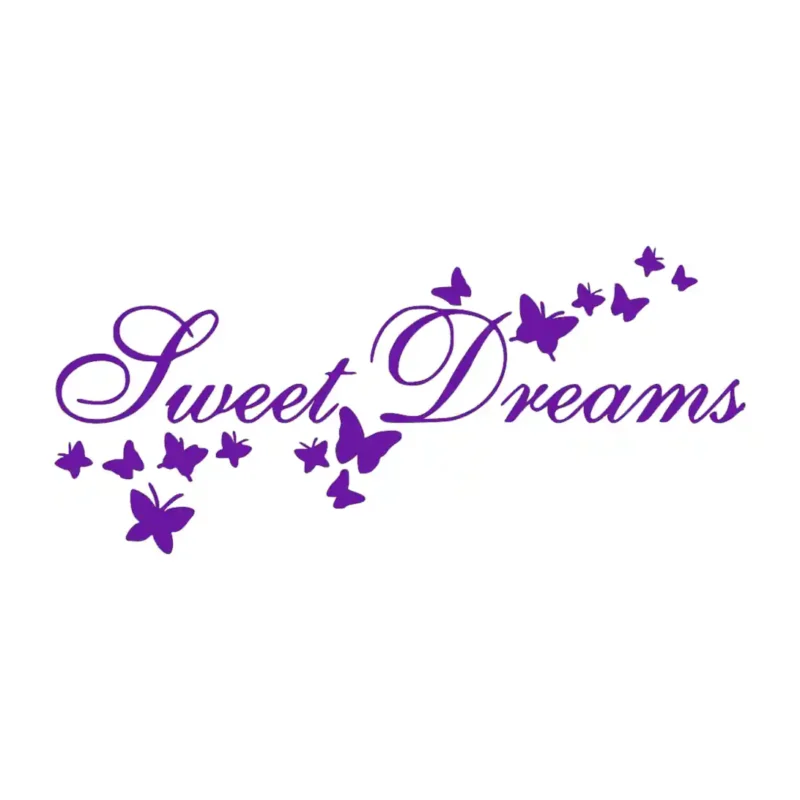 Sweet Dreams Beautiful Wall Stickers Perfect Purple | Stickers on Wall