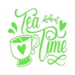 Tea Time Wall Stickers Apple Green | Stickers on Wall
