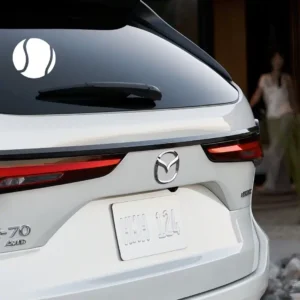 Tennis ball wall stickers white