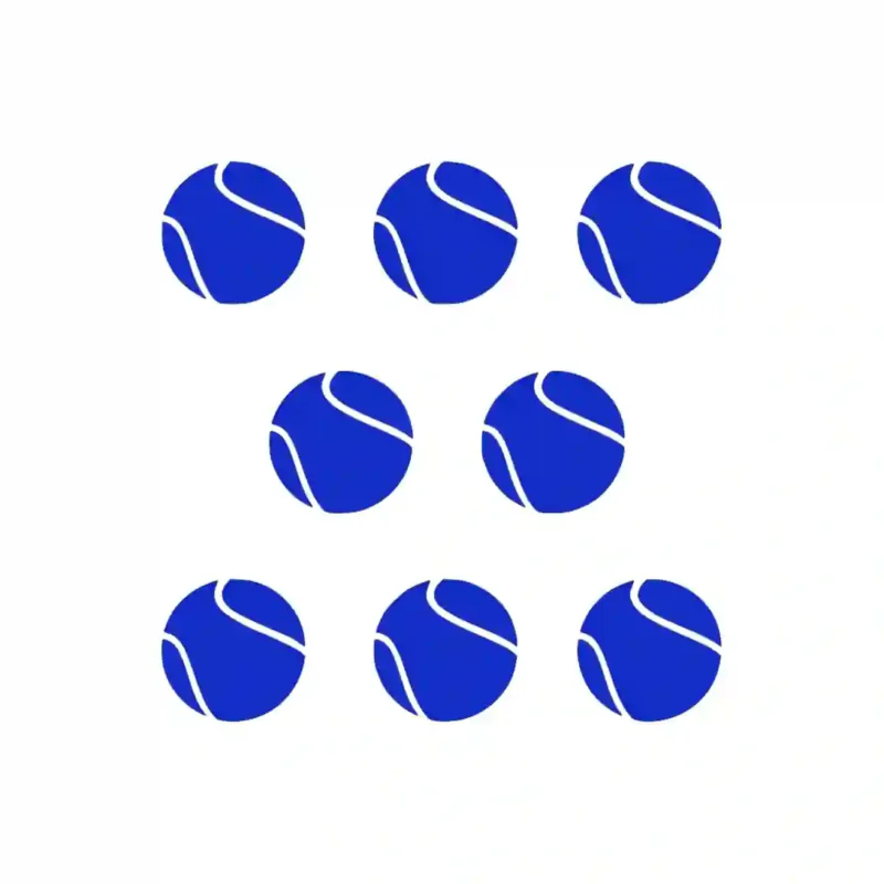 Tennis Balls Wall Sticker Brilliant Blue | Stickers on Wall