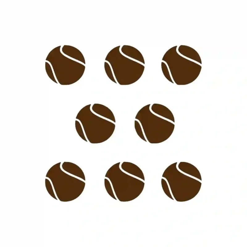 Tennis Balls Wall Sticker Brown | Stickers on Wall