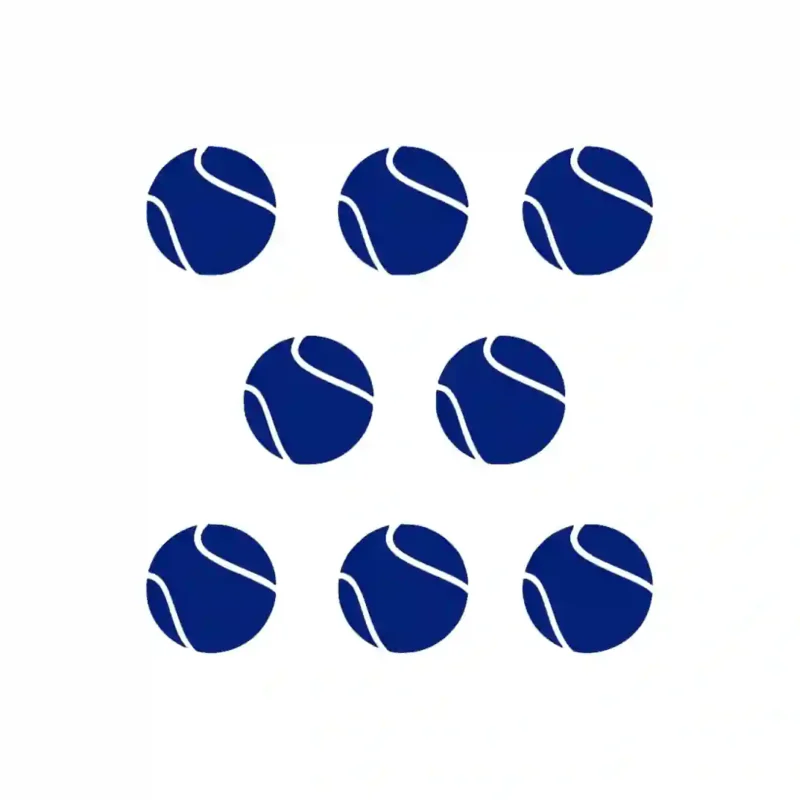 Tennis Balls Wall Sticker Medium Blue | Stickers on Wall