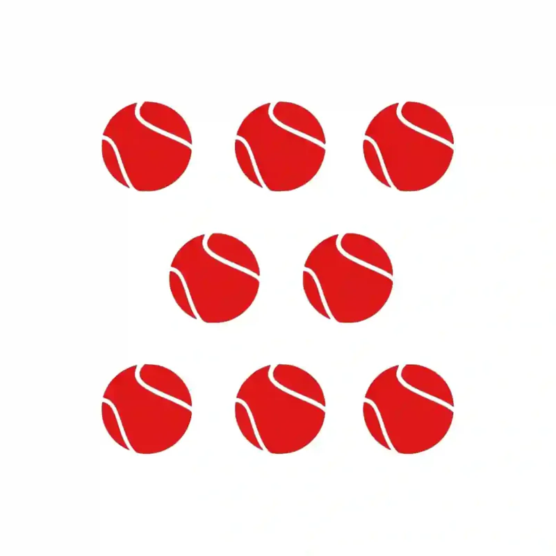Tennis Balls Wall Sticker Red | Stickers on Wall