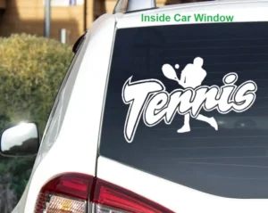 Tennis car wall stickers