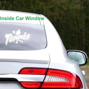 Tennis car wall stickers white
