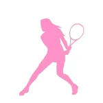Tennis Girl Wall Stickers Bubblegum | Stickers on Wall
