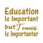 Tennis Important Wall Stickers Gold | Stickers on Wall